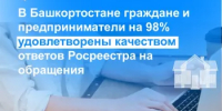 Граждане и предприниматели Башкортостана на 98% удовлетворены качеством ответов Росреестра на обращения - Шаранский район